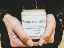 Load image into Gallery viewer, Leather Jacket: Smoke + Leather