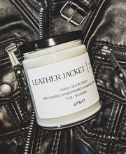 Load image into Gallery viewer, Leather Jacket: Smoke + Leather