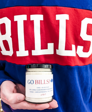 Load image into Gallery viewer, Buffalo Bills Candles - Cedar + Chrysanthemum