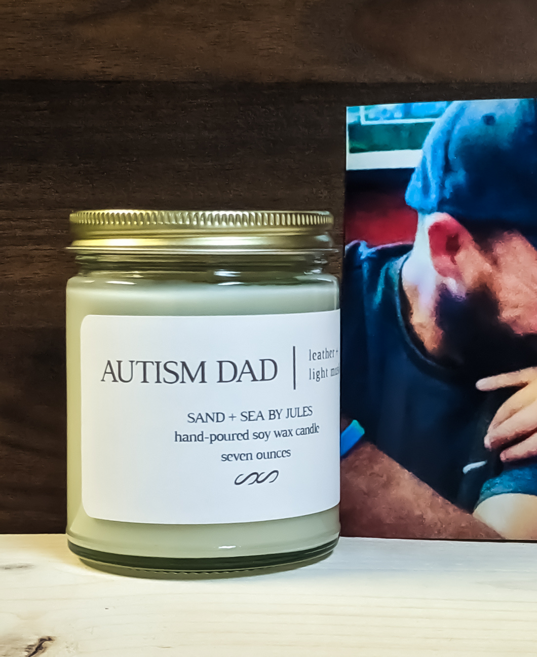 Autism Dad: Leather + Light Musk