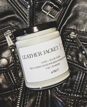 Load image into Gallery viewer, Leather Jacket: Smoke + Leather
